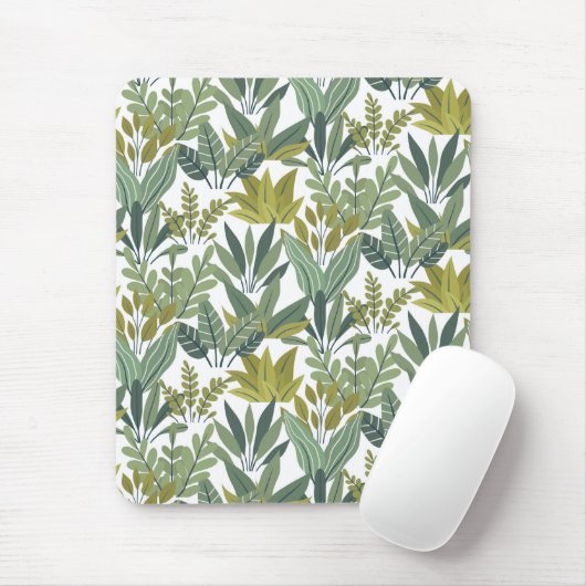 Tapis De Souris motif plante (Avec souris)