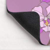 Tapis De Souris Motif pourpre d'orchidée (Coin)