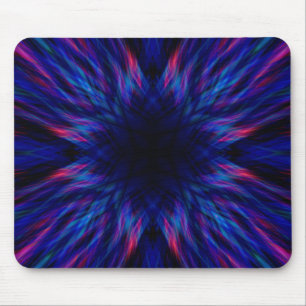 Tapis De Souris Motif pourpre et bleu