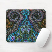 Tapis De Souris Motif psychédélique Mousepad #2 de remous (Avec souris)