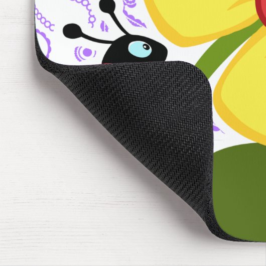 Tapis De Souris Motif Purple Paisley ; Ladybug (Coin)