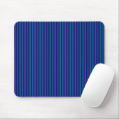 Tapis De Souris Motif rayé vertical bleu vert violet (Avec souris)