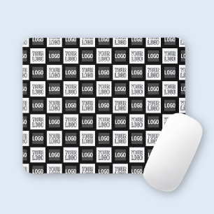 Tapis De Souris Motif répétitif de deux logos ou images