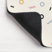 Tapis De Souris Motif Retro Squiggle (Coin)