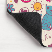 Tapis De Souris Motif romantique coloré (Coin)