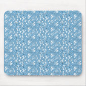 Tapis De Souris motif rose bleu clair (Devant)