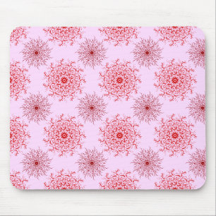 Tapis De Souris Motif rose ornemental