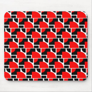 Tapis de souris motif rouge AAA