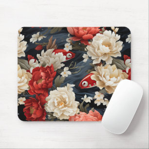 Tapis De Souris Motif sans couture de carpes japonaises