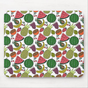 Tapis De Souris Motif sans couture de fruits Motif de surface de