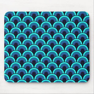 Tapis De Souris Motif sans couture de Mousepad rétro
