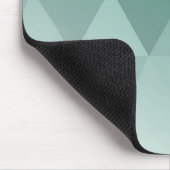 Tapis De Souris Motif sans couture de triangles abstraits - Vert (Coin)