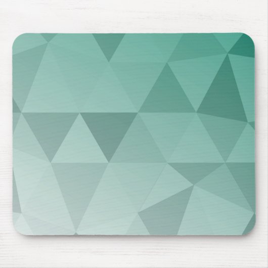 Tapis De Souris Motif sans couture de triangles abstraits - Vert (Devant)