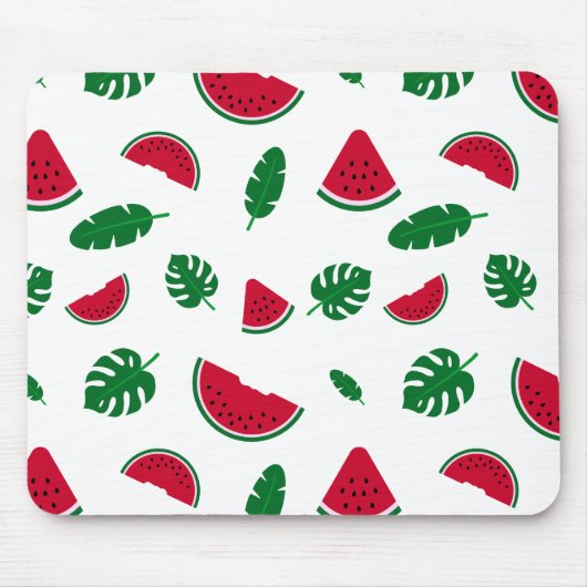 Tapis De Souris Motif sans couture d'été tropical pastèque (Devant)