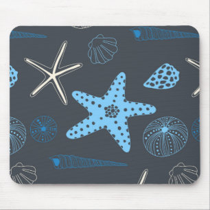 Tapis De Souris Motif sans joint avec coquillages