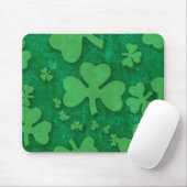Tapis De Souris Motif shamrock (Avec souris)