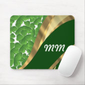 Tapis De Souris Motif shamrock vert (Avec souris)