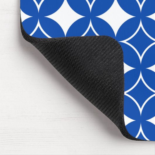 Tapis De Souris Motif shippo bleu et blanc (Coin)