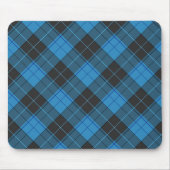 Tapis De Souris Motif simple tartan en bleu foncé... (Devant)