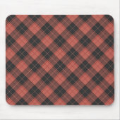 Tapis De Souris Motif simple tartan en rouge (Devant)