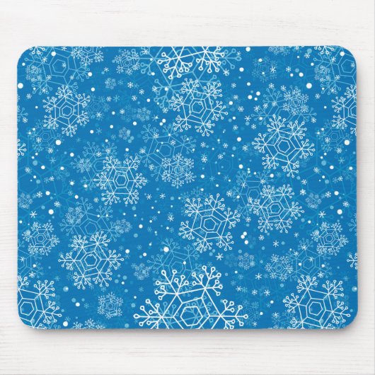Tapis De Souris Motif Snowflake (Devant)