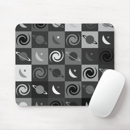 Tapis De Souris Motif spatial (Avec souris)