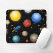 Tapis De Souris Motif spatial (Avec souris)