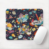 Tapis De Souris Motif spatial (Avec souris)