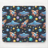 Tapis De Souris Motif spatial (Devant)