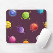 Tapis De Souris Motif spatial (Avec souris)