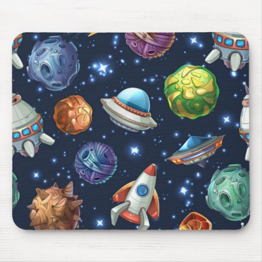 Tapis De Souris Motif spatial (Devant)