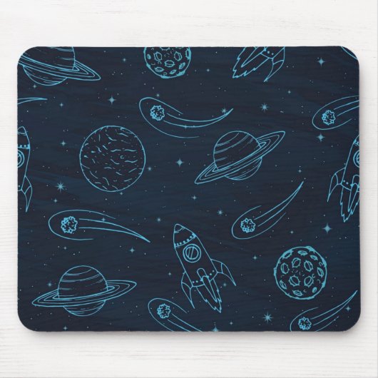 Tapis De Souris Motif spatial (Devant)