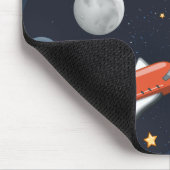 Tapis De Souris Motif spatial Galaxy Rocket Stars Navette (Coin)