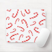 Tapis De Souris Motif Sucre de canne aquarelle (Avec souris)