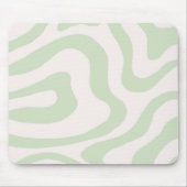 Tapis De Souris Motif Super à bande verte Sage Green (Devant)