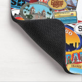 Tapis De Souris Motif superbe de collage d'autocollant de la (Coin)