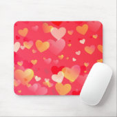 Tapis De Souris Motif tendance Red Heart (Avec souris)