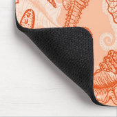 Tapis De Souris Motif tiré par la main de mer (Coin)