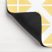 Tapis De Souris Motif triangle à la mode jaune (Coin)