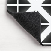 Tapis De Souris Motif triangle Black Trendy (Coin)