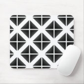 Tapis De Souris Motif triangle Black Trendy (Avec souris)