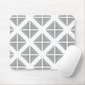 Tapis De Souris Motif triangle gris tendance (Avec souris)