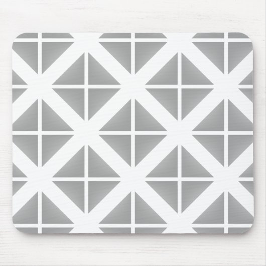 Tapis De Souris Motif triangle gris tendance (Devant)