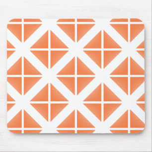 Tapis De Souris Motif triangle Orange tendance