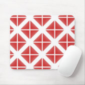Tapis De Souris Motif triangle rouge tendance (Avec souris)
