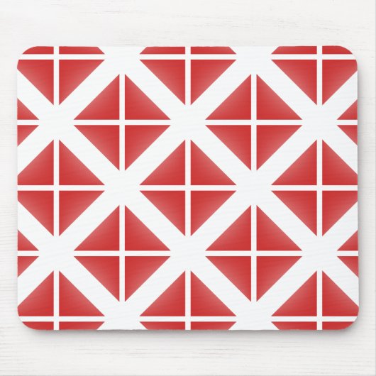 Tapis De Souris Motif triangle rouge tendance (Devant)