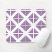Tapis De Souris Motif triangle tendance violet (Avec souris)