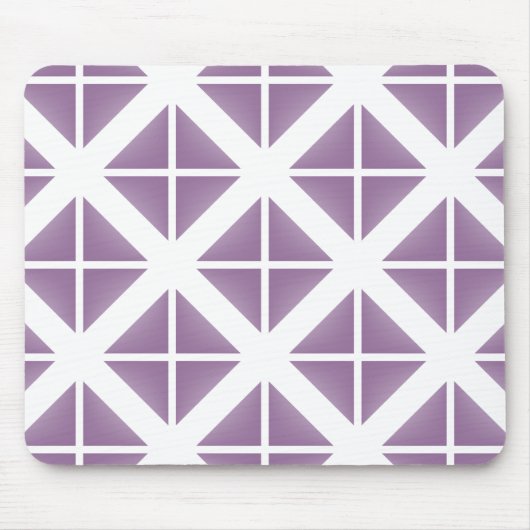 Tapis De Souris Motif triangle tendance violet (Devant)