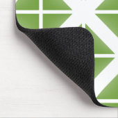 Tapis De Souris Motif triangle vert tendance (Coin)