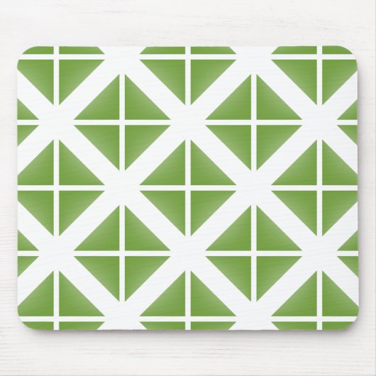Tapis De Souris Motif triangle vert tendance (Devant)